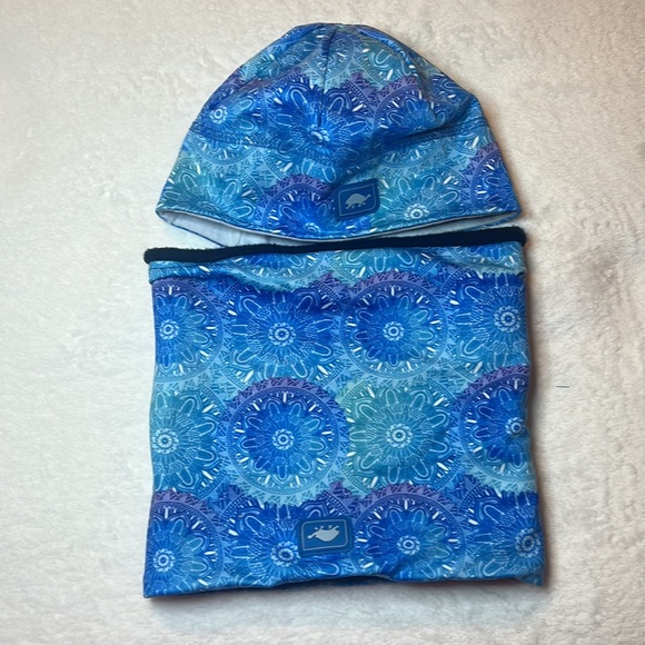 Kids Turtle Fur Winter Hat and Neck Gaiter - Picture 6 of 8